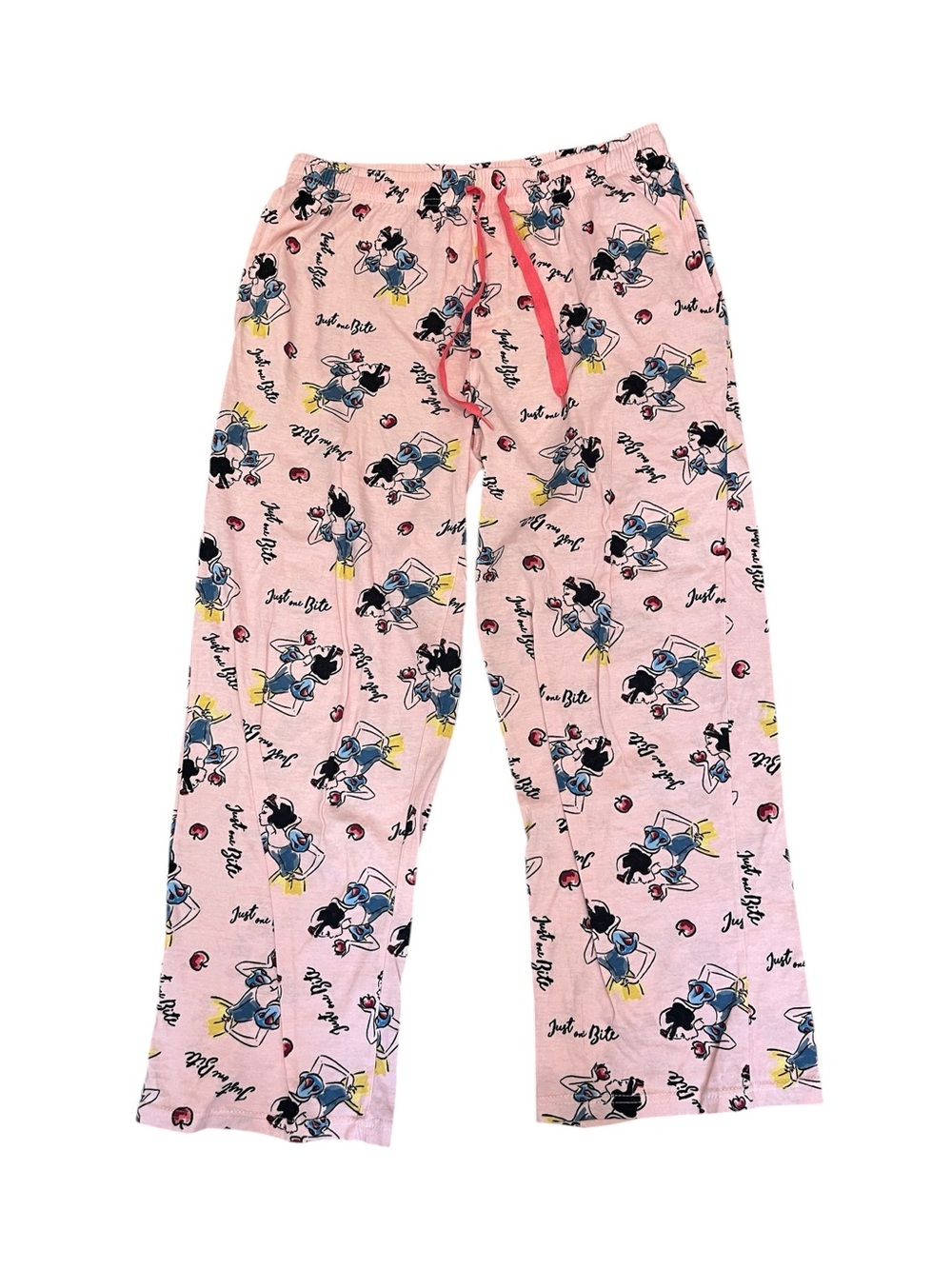 Disney Pink Women's Snow White Printed Pajama Pants Small